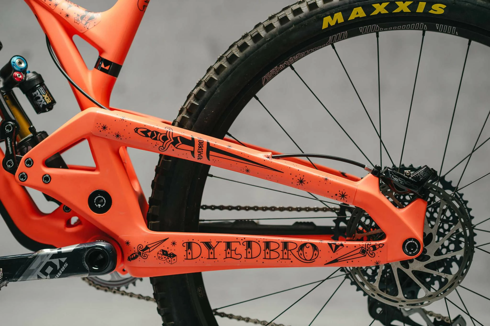 DyedBro Old School Tattoo Rammefolie – Sort - Billede 4