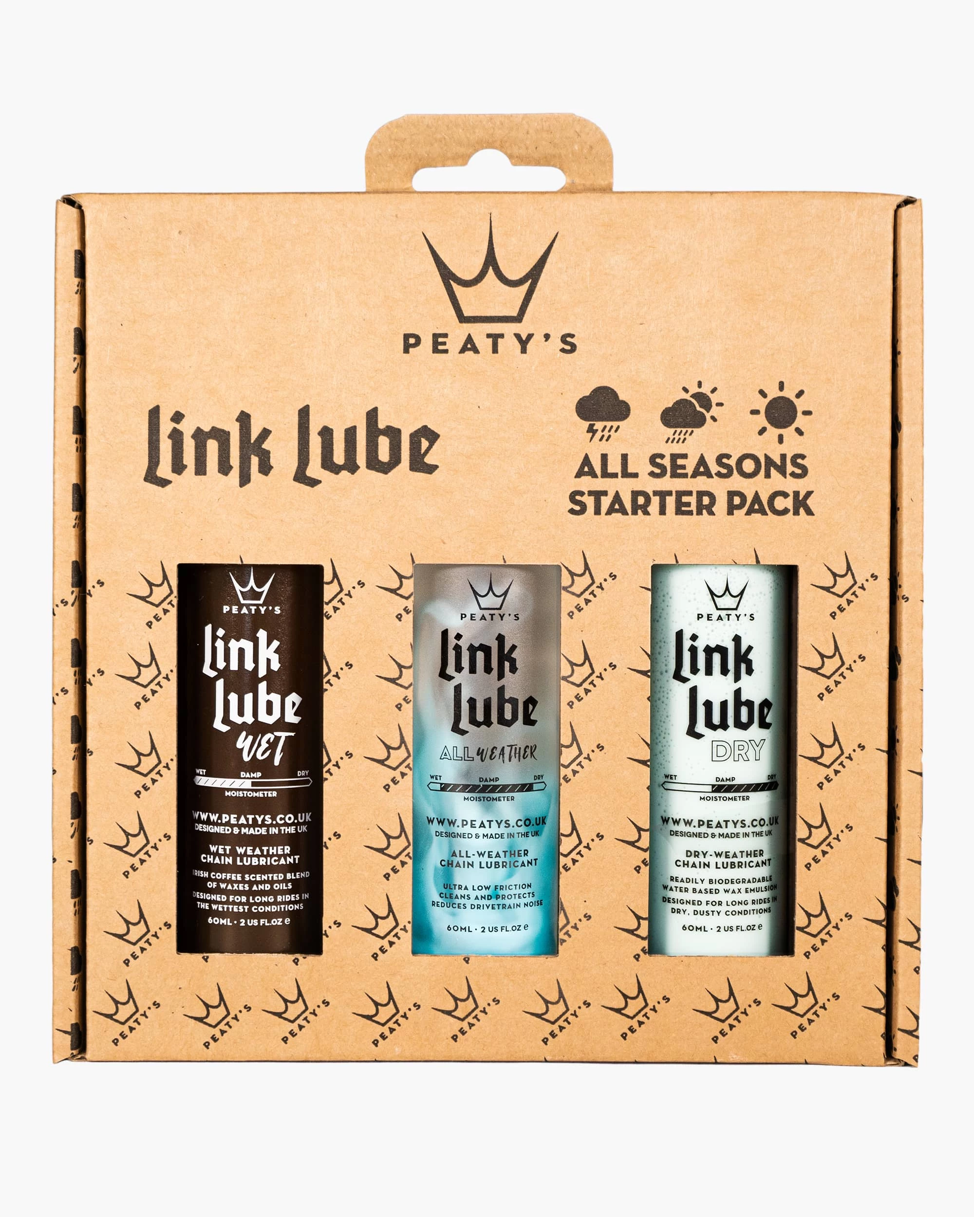 Peaty's Peaty’s Link Lube All Season Sæt 3 Stk. Kædeolie