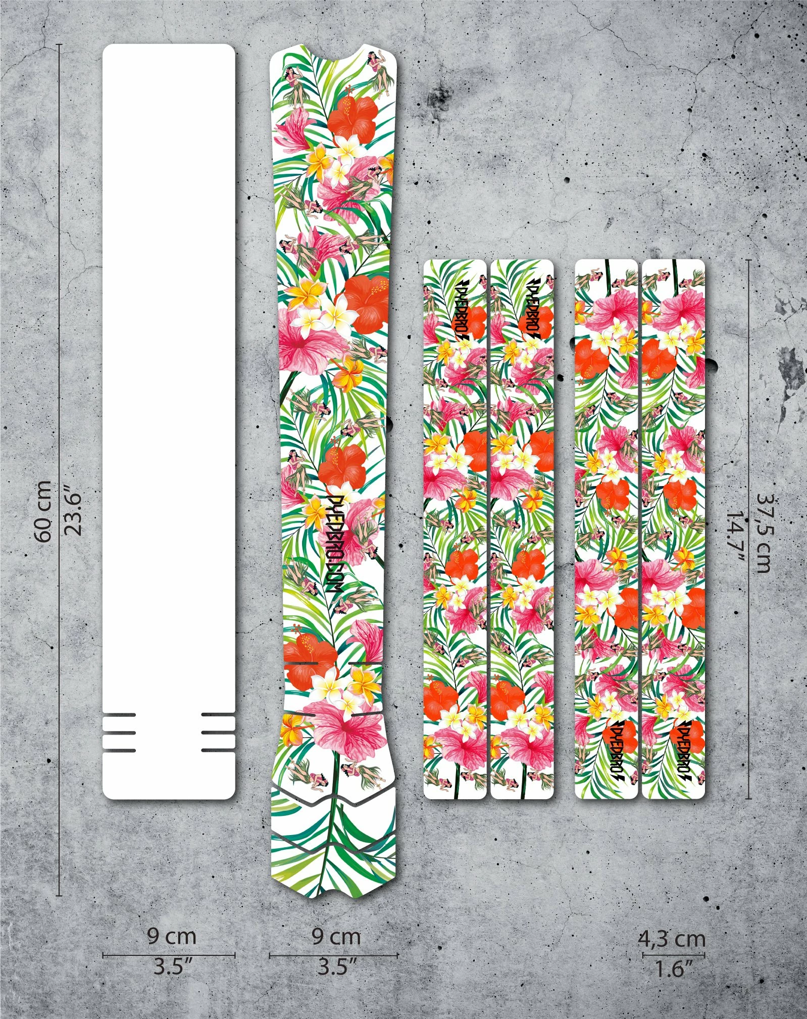 DyedBro Hawaii Rammefolie – Matt - Billede 5