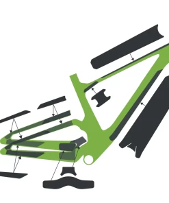 Syncros Folie Sæt 2022 Spark Carbon – Clear Matt