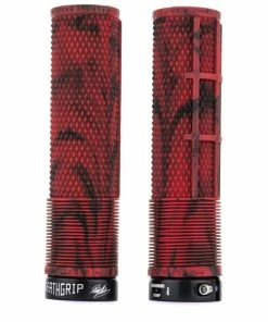 DMR Bikes Deathgrip Flangeless Marble Red