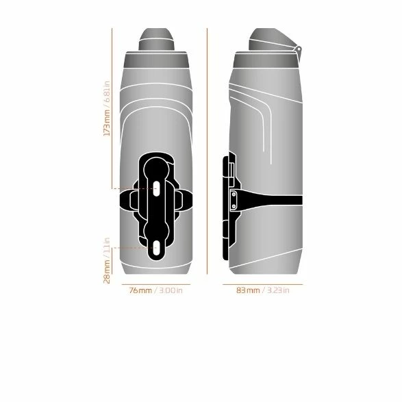 Fidlock Twist Drikkedunk 800 Ml. + Bike Base - Billede 2