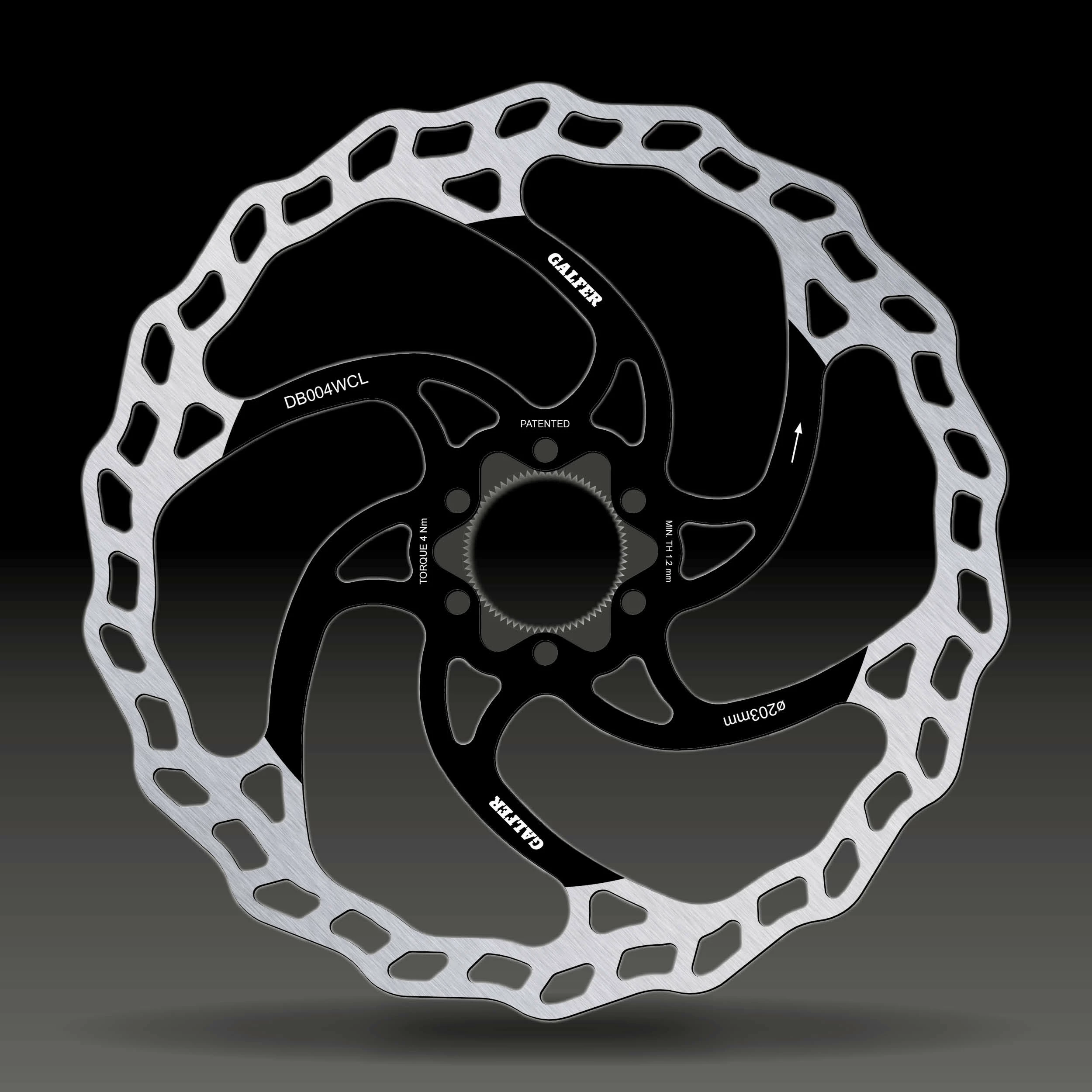 Galfer Bremseskive Centerlock 203 X 1,8